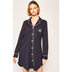 Koszulka piżamowa Lauren Ralph Lauren I811950. Niebieskie piżamy damskie Lauren Ralph Lauren, m, bez wzorów, z bawełny, bez rękawów. W wyprzedaży za 199,00 zł.