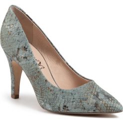 Półbuty CAPRICE - 9-22416-24 Skyblue Snake 896. Niebieskie półbuty damskie Caprice, z zamszu. Za 249,90 zł.