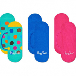 Happy Socks - Stopki Big Dot (3-pak). Niebieskie bez kategorii marki Happy Socks, z elastanu. Za 69,90 zł.