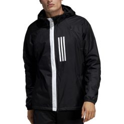 ADIDAS ID WND FLEECE-LINED > DZ0052. Pomarańczowe kurtki męskie Adidas, xl, bez wzorów, z poliesteru, street, długie, z kapturem. W wyprzedaży za 229,99 zł.