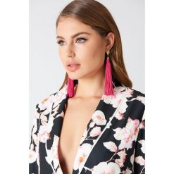 Kolczyki damskie: Ettika Kolczyki z frędzlami Mon Cheri – Pink