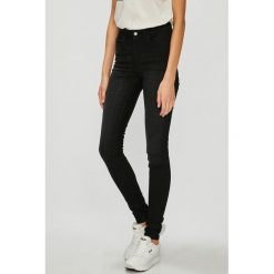 Pieces - Jeansy. Czarne jeansy damskie Pieces, s. W wyprzedaży za 129,90 zł.