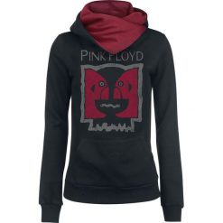 Bluzy rozpinane damskie: Pink Floyd Division Bell Painted Bluza z kapturem damska czarny/czerwony