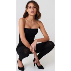 NA-KD Basic Klasyczny Top Bandeau - Black. Czarne topy damskie marki NA-KD Basic, bez wzorów, z klasycznym kołnierzykiem. Za 32,00 zł.