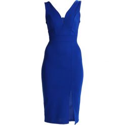 Sukienki hiszpanki: WAL G. V NECK MIDI Sukienka etui dark cobalt blue