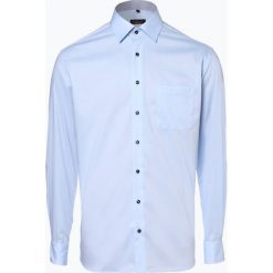 Eterna Modern Fit - Koszula męska łatwa w prasowaniu, niebieski. Niebieskie koszule męskie na spinki Eterna Modern Fit, m, z bawełny, z klasycznym kołnierzykiem. Za 199,95 zł.