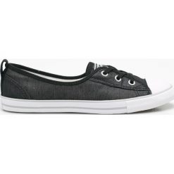 Converse - Tenisówki. Szare tenisówki damskie marki Converse, z materiału, na sznurówki. W wyprzedaży za 159,90 zł.