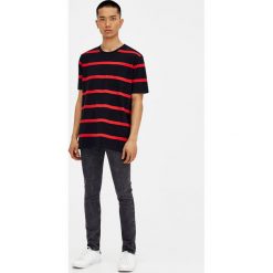 Jeansy męskie: Czarne jeansy super skinny