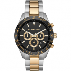Zegarek MICHAEL KORS - Layton MK8784 Silver/Gold/Silver/Black. Szare zegarki męskie Michael Kors. W wyprzedaży za 909,00 zł.