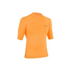 TOP UV surfing krótki rękaw 100 męski. Niebieskie buty sportowe męskie OLAIAN, z elastanu, bez zapięcia, na fitness i siłownię. Za 29,99 zł.
