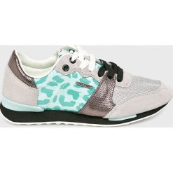Pepe Jeans - Buty Bimba Vinil Mint. Zielone buty sportowe damskie Pepe Jeans, bez wzorów, z jeansu, sportowe. W wyprzedaży za 179,90 zł.