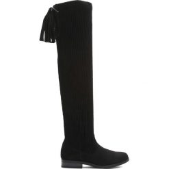 Buty zimowe damskie: Czarne Kozaki Last Call