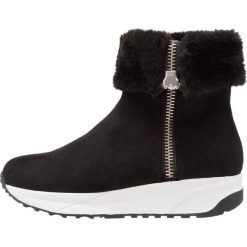 Botki damskie lity: Buffalo Botki na platformie black