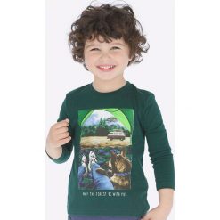 Mayoral - Longsleeve dziecięcy 92 - 134 cm. Szare t-shirty chłopięce Mayoral, z nadrukiem, z bawełny, z długim rękawem. Za 60,90 zł.