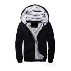Męska bluza ROB BLACK. Czarne bluzy męskie IVET, m, bez wzorów, bez kołnierzyka, bez rękawów, bez kaptura. W wyprzedaży za 69,00 zł.