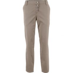 Spodnie chino Boyfriend bonprix jasnooliwkowy. Spodnie damskie bonprix. Za 79,99 zł.