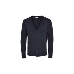 Swetry rozpinane / Kardigany Selected 16058641 TOWER CARDIGAN. Niebieskie swetry męskie Selected, s, bez wzorów. W wyprzedaży za 149,39 zł.