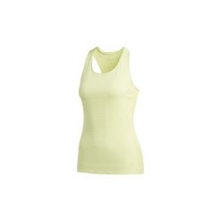 Topy na ramiączkach / T-shirty bez rękawów adidas Top Supernova 37c. Żółte topy damskie Adidas, s, bez wzorów, bez kołnierzyka. Za 199,00 zł.