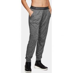 Spodnie dresowe damskie: Under Armour Spodnie damskie Pla Up Pant - Twist grafitowe r. S (1311331-001)