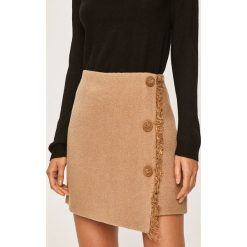 Miss Sixty - Spódnica. Brązowe spódniczki damskie s, z poliesteru, casualowe, mini, ołówkowe. Za 429,90 zł.