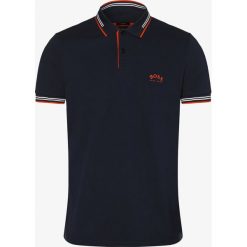 BOSS Athleisure - Męska koszulka polo – Paul Curved, niebieski. Niebieskie koszulki męskie BOSS Athleisure, xl, bez wzorów, sportowe, polo, bez rękawów. Za 395,95 zł.