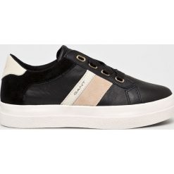 Gant - Buty. Czarne buty sportowe damskie GANT, ze skóry. W wyprzedaży za 339,90 zł.