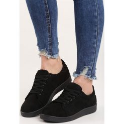 Czarne Buty Sportowe Innovative. Czarne buty sportowe damskie marki Born2be, z materiału. Za 59,99 zł.
