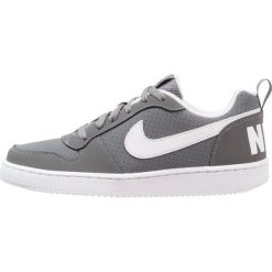 Nike Sportswear COURT BOROUGH Tenisówki i Trampki cool grey/white. Szare trampki dziewczęce Nike Sportswear, ze skóry. Za 189,00 zł.