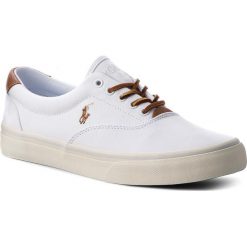 Tenisówki POLO RALPH LAUREN - Thorton 816713107002 White. Białe półbuty męskie Polo Ralph Lauren, na co dzień, bez wzorów, z gumy, bez zapięcia. Za 349,90 zł.