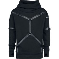 Bluzy męskie: Heartless Adams Top Bluza z kapturem czarny