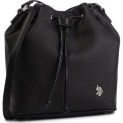 Torebka U.S. POLO ASSN. - New Ports. Bucket Bag BEUNP0435WVP Black. Czarne torebki klasyczne damskie U.S. Polo Assn., bez wzorów, ze skóry ekologicznej, klasyczne, na ramię, bez dodatków. W wyprzedaży za 199,00 zł.