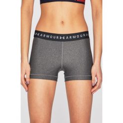 Under Armour - Szorty sportowe. Szare spodenki sportowe damskie Under Armour, s, bez wzorów, z elastanu, sportowe. W wyprzedaży za 79,90 zł.