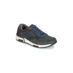 Buty Tom Tailor 6985206-BLACK-NAVY. Czarne trampki męskie Tom Tailor, bez wzorów, bez zapięcia. Za 175,20 zł.