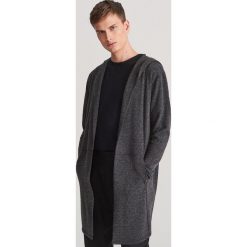 Kardigan z kapturem - Szary. Szare kardigany męskie Reserved, s, bez wzorów. W wyprzedaży za 99,99 zł.
