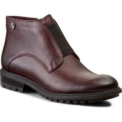 Botki damskie lity: Botki SIMEN - 8640 C.Bordo