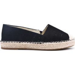 Espadryle damskie czarne (40). Czarne espadryle damskie bez wzorów, bez obcasa. Za 79,00 zł.
