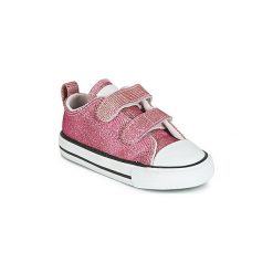 Buty Dziecko Converse CHUCK TAYLOR ALL STAR 2V SPACE STAR OX. Różowe trampki dziewczęce Converse, bez wzorów, bez zapięcia. Za 179,00 zł.