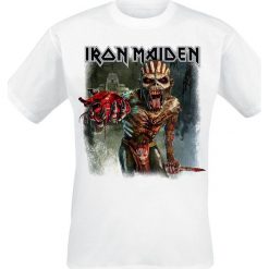 T-shirty męskie: Iron Maiden Ed Heart T-Shirt biały