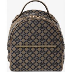 Marc Cain Bags & Shoes - Damski plecak z dodatkiem skóry, beżowy. Brązowe plecaki damskie Marc Cain Bags & Shoes, bez wzorów, ze skóry, eleganckie. Za 999,95 zł.
