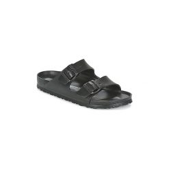 Klapki Birkenstock ARIZONA EVA. Czarne klapki damskie Birkenstock, bez wzorów, bez obcasa. W wyprzedaży za 143,20 zł.