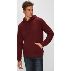 Brave Soul - Bluza. Żółte bluzy męskie Brave Soul, s, z nadrukiem, z bawełny, z kapturem, bez rękawów, z kapturem. W wyprzedaży za 49,90 zł.