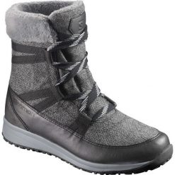 Buty trekkingowe damskie: Salomon Buty damskie Heika CS WP Black/Quarry/Alloy r. 38 (L39452300)