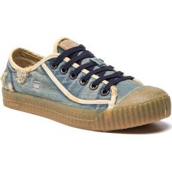 Trampki G-STAR RAW - Rovulc 50 Years Denim Low D12716-8936-424 Lt Aged. Niebieskie półbuty męskie G-Star RAW, bez wzorów, z gumy, klasyczne, bez zapięcia. Za 389,00 zł.