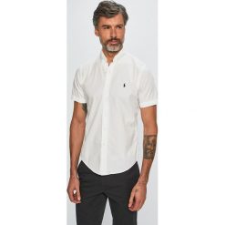 Polo Ralph Lauren - Koszula. Białe koszule męskie Polo Ralph Lauren, xl, bez wzorów, z bawełny, casualowe, polo, z krótkim rękawem. Za 429,90 zł.