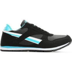 Czarno-Niebieskie Buty Sportowe Dark Horse. Czarne buty sportowe chłopięce Born2be, z materiału, z okrągłym noskiem, na sznurówki. Za 49,99 zł.