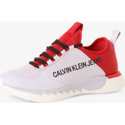 Calvin Klein Jeans - Tenisówki damskie – Adamina, lila. Trampki i tenisówki damskie Calvin Klein Jeans, bez wzorów, z jeansu, bez zapięcia. Za 629,95 zł.