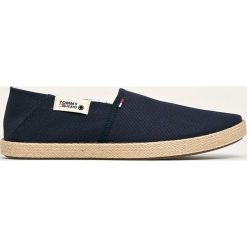 Tommy Jeans - Espadryle. Niebieskie espadryle męskie Tommy Jeans, bez wzorów, z jeansu. Za 229,90 zł.