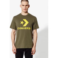 Converse Koszulka Ss Star Chevron Tee , khaki, rozmiar XXL. Brązowe koszulki męskie Converse, xxl, moro, z bawełny, klasyczne, z klasycznym kołnierzykiem, bez rękawów. Za 99,99 zł.
