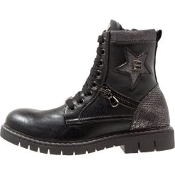 Botki damskie lity: Laura Biagiotti Botki sznurowane black