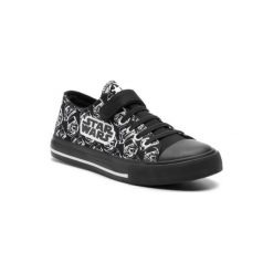 STAR WARS CP40-51LC. Czarne trampki chłopięce z materiału, retro. Za 59,99 zł.